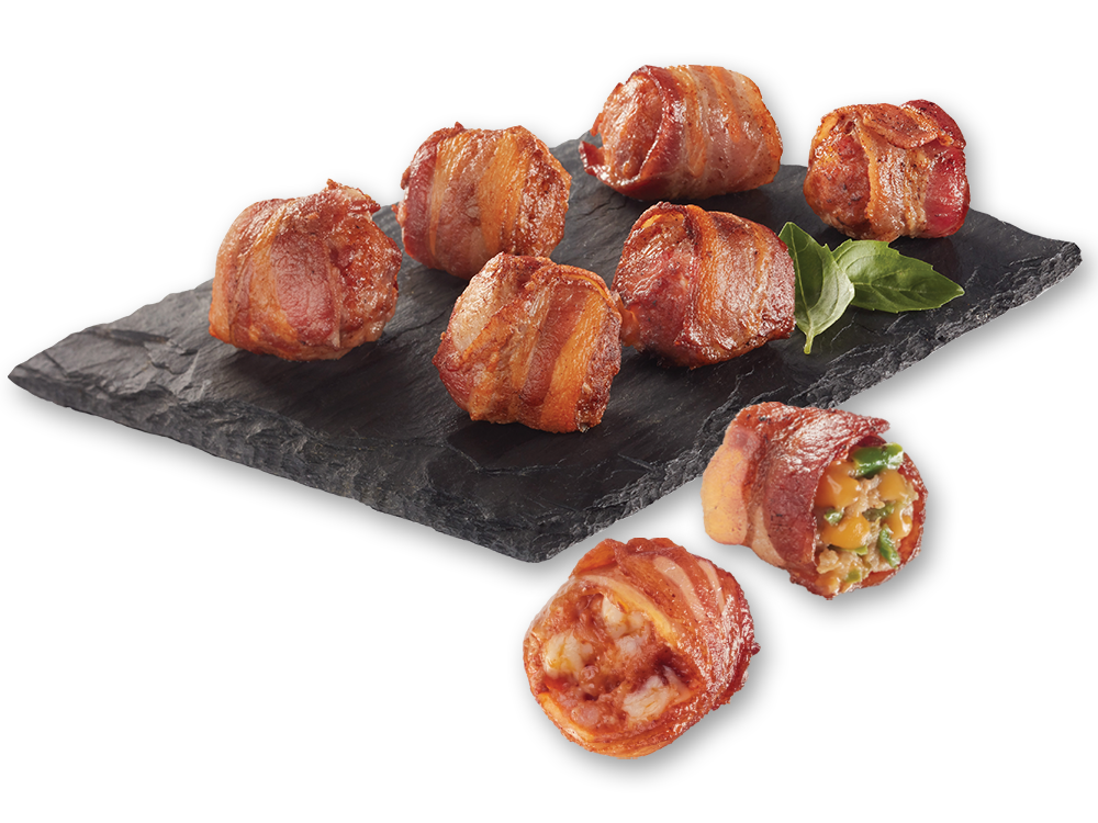 Bacon Bombs : bouchées enrobées de bacon